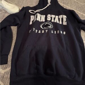 Colosseum Navy and White Hoodie